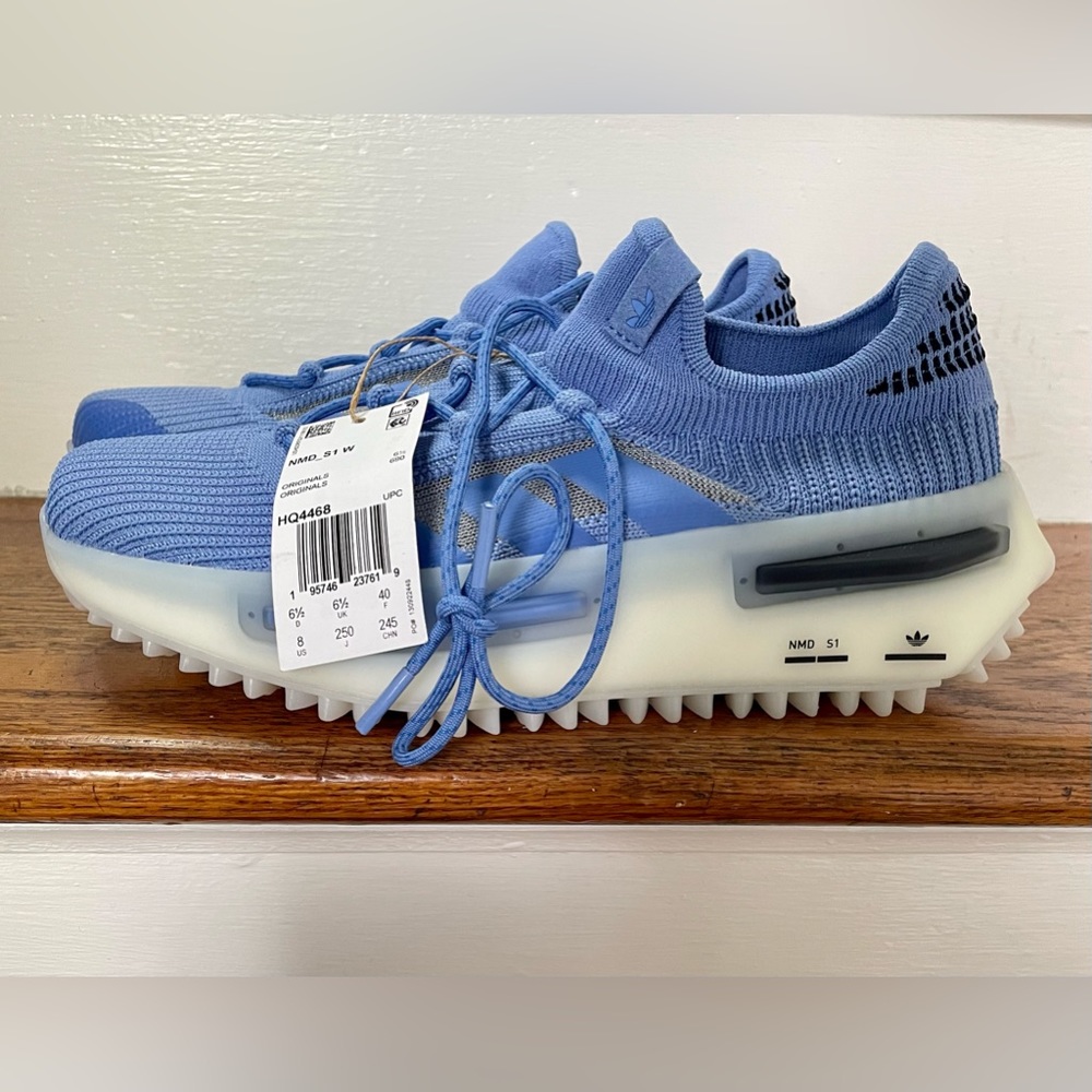 New Adidas NMD_S1 W Blue Fusion HQ4468 RARE!! Limited!!! Women's size 8 - Picture 4 of 6